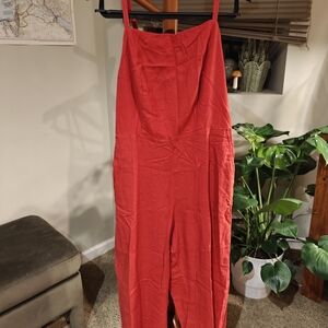 Old Navy Vibrant Red Jumpsuit